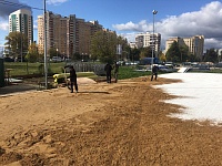 Монтаж катка